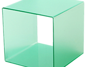 FROSTED GREEN CUBE