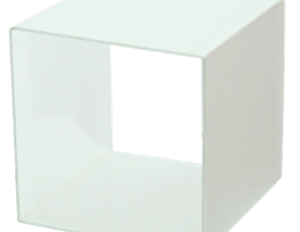 FROSTED WHITE CUBE