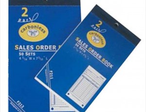 2-PART SALES ORDER BOOK