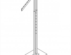 RECT. TUBE- SLANT ARMS