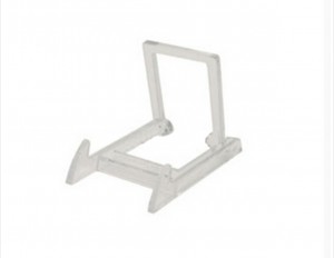 CLEAR/WHITE EASEL