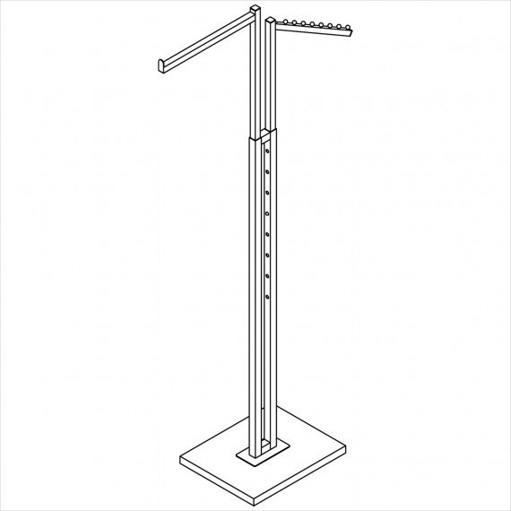 SQ. TUBE- STRAIGHT & SLANT ARMS